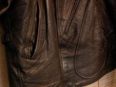 Leather Jacket - Aviators style