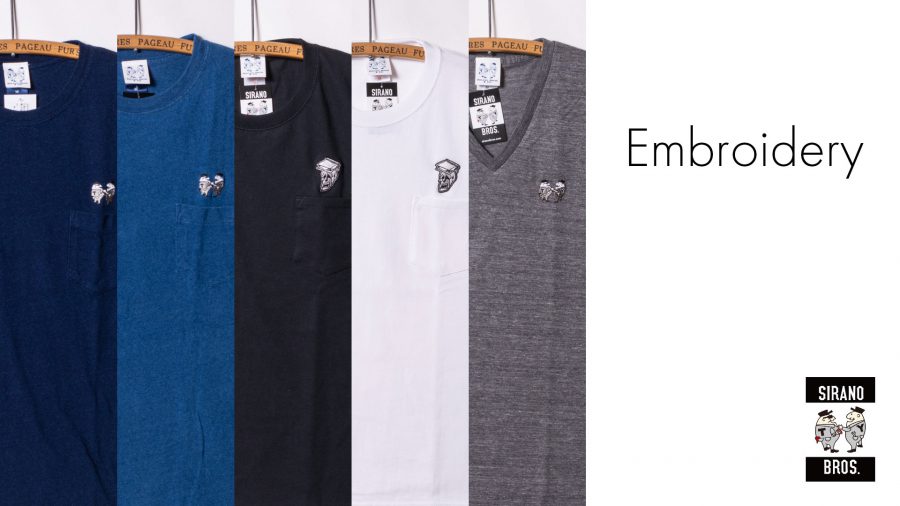 Embroidered T-shirts
