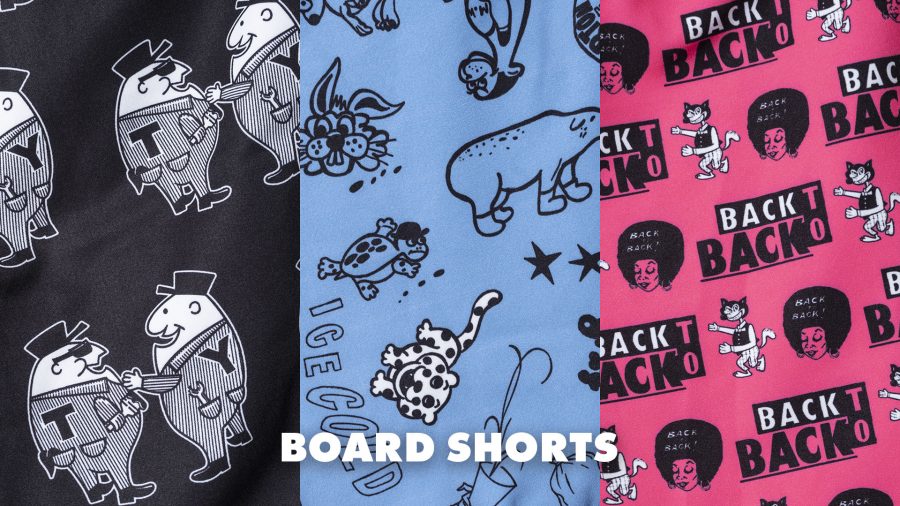 Patterned Board Shorts