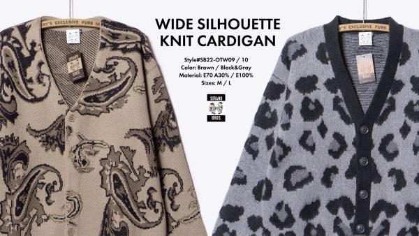 Wide Silhouette Knit Cardigan