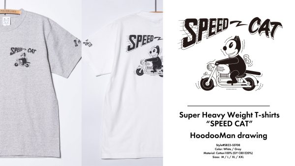 Super HeavyWeight S/S T-shirts “SPEED CAT”